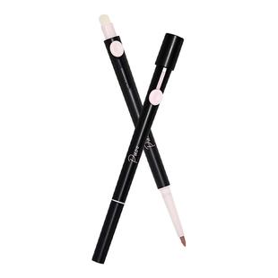 程十安店PUCO双头唇线笔噗叩裸色丰唇防水持久不易掉色口红唇釉女