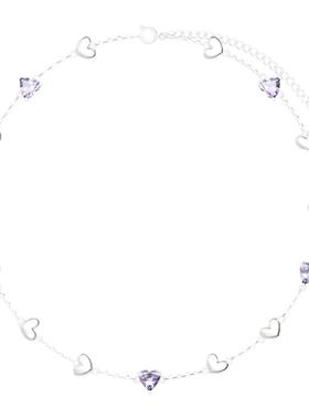 环绕爱心项链520情侣礼物送女友