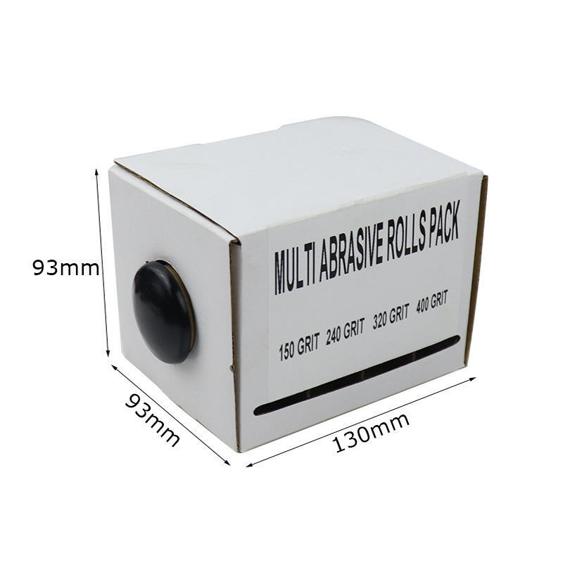 盒装砂纸 可抽式金刚砂布卷手撕砂纸卷 干磨金属玻璃木工打磨砂纸