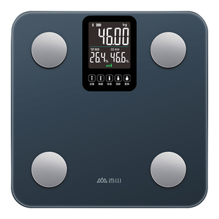 香山智能体脂秤大屏体重秤家用精准减肥专用电子秤测脂人体称充电