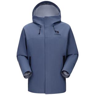 骆驼凯甲冲锋衣男硬壳外套户外3L压胶专业防水防暴雨单层登山服女