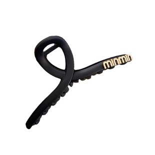 黑色抓夹鲨鱼夹女凯旋门高级感后脑勺赵露思白露明星同款气质百搭