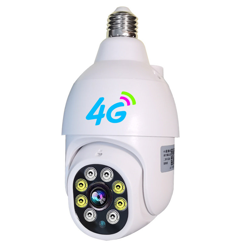 4G流量摄像头手机无线远程室外家用高清夜视360度无死角监控WiFi