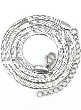 钛钢刀片链轻奢简约百搭锁骨链