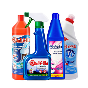 预售----4瓶mistolin米斯特林水垢+管道疏通+瓷砖+洁厕剂