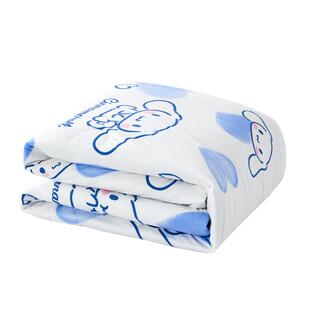 水星家纺全棉针织夏被A类抗菌夏凉被儿童卡通空调被子被芯床品