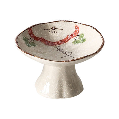 创意中式复古陶瓷零食碟点心碟