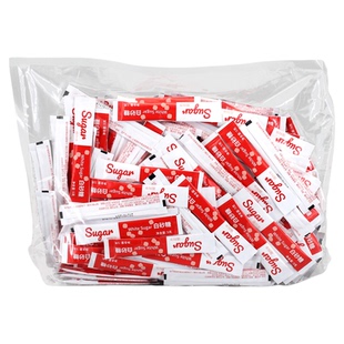 咖啡白糖条白砂糖包咖啡条糖条形糖包长条状糖包 5gx200条 超太古