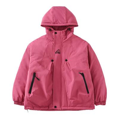 二棉夹棉加厚女童连帽棉服外套潮