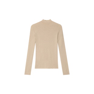 MANNALA丨“织金打底”无缝打底王新奥进口金银丝细闪中领打底衫