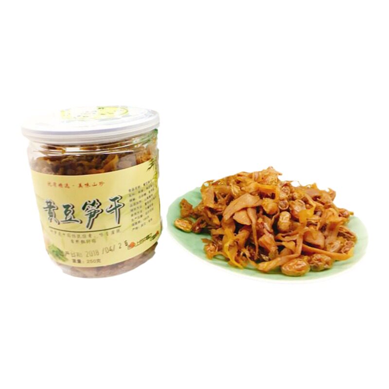 安吉特产临安毛豆笋丝黄豆笋干花