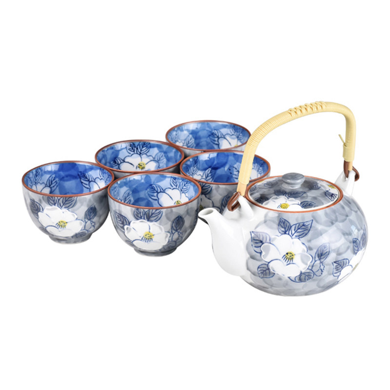 波佐见烧手绘山茶花茶器礼盒