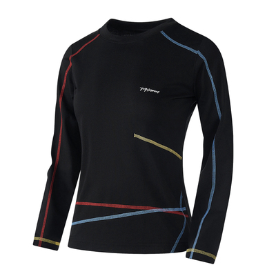 714street女版多色明线长袖T恤