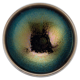 七彩丨建阳建盏茶杯曜变天目油滴主人杯手工单个专用茶盏礼盒装