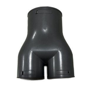 中央新风系统pe管配件 U型三通变径 110-75*2异径三通接头配件分