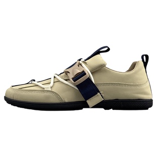 外贸男鞋春秋皮面休闲懒人鞋一脚蹬卡扣舒适驾车鞋百搭潮鞋运动鞋