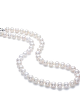 W的手创施家水晶珍珠可调节项链