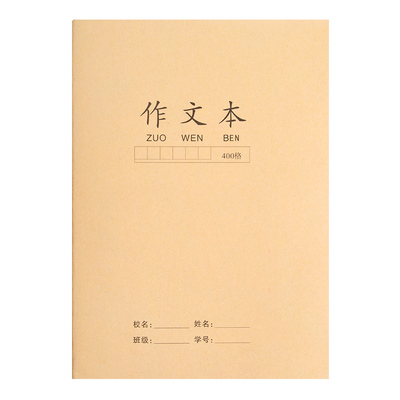 a4大号作文笔记本400格300字