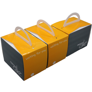 小西点盒慕斯蛋糕盒切块蛋糕盒蛋糕点心包装烘焙包装盒手提烘培盒