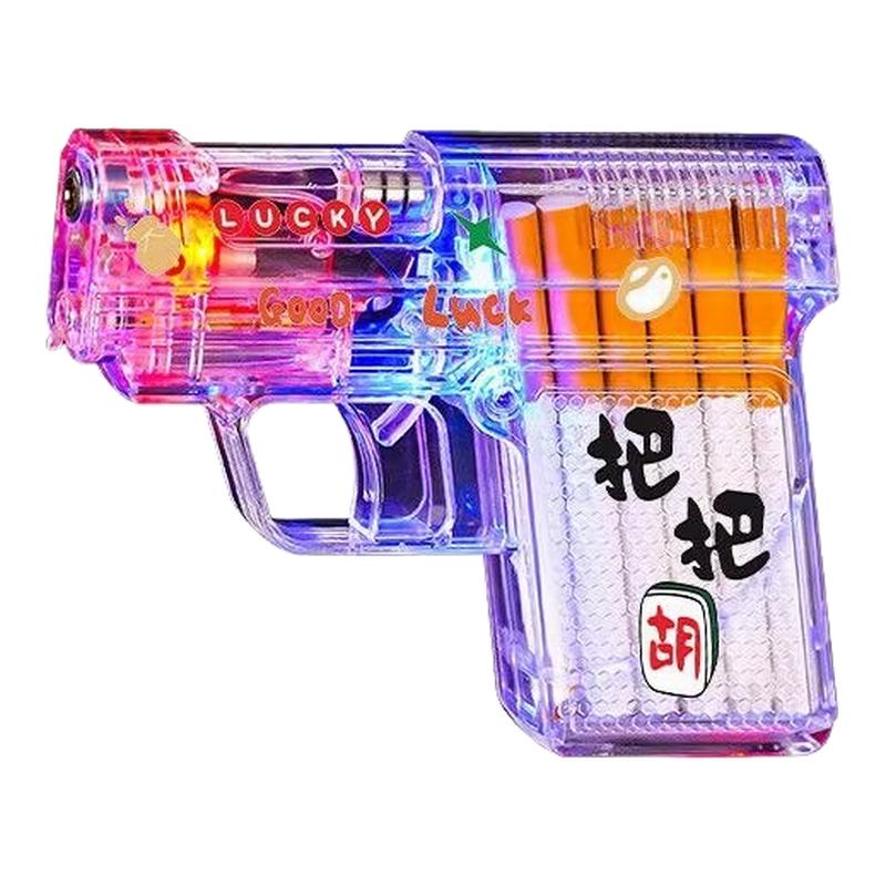 透明充气防风打火机两用烟盒一体