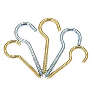 羊眼圈钩自攻螺丝钉手拧膨胀螺丝挂钩吊环螺钉铁钩子羊眼钉问号钩