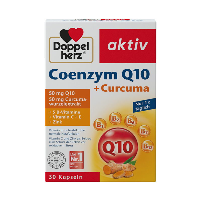 德国双心辅酶q10软胶囊保护心脏保健品心肌酶官方旗舰店正品30粒