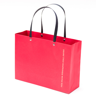 红色礼品袋高档手提袋结婚装喜糖礼盒春节新年送礼纸袋喜袋大号