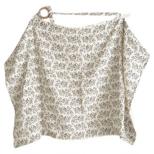 ins韩系宝妈外出哺乳巾喂奶遮羞布薄款纯棉遮挡衣斗篷防走光全棉