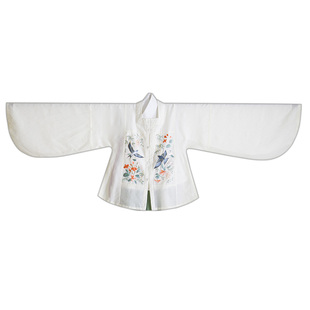 春下汉服 翠拂花梢 明制女款刺绣方领琵琶袖仿妆花马面百褶裙