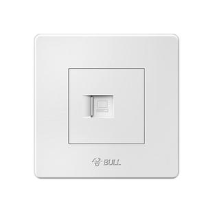 公牛插座旗舰开关插座网线电脑网络插座面板电脑插座网络G07白