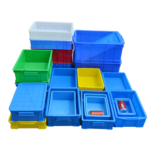 塑料周转箱加厚塑胶零件盒子料盒收纳盒配件五金工具盒长方形胶框