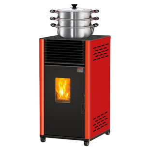 2026新型智能冬天生物质颗粒取暖炉家用室内农村采暖炉烧燃料柴火