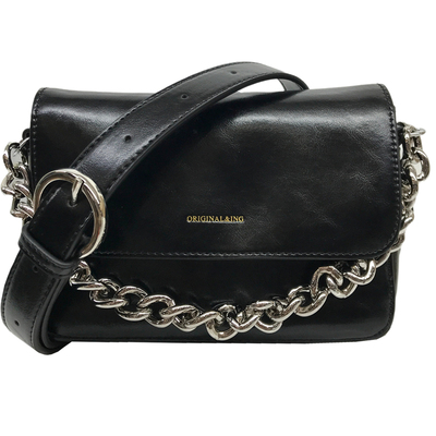 高级感迷你牛皮链条小方包