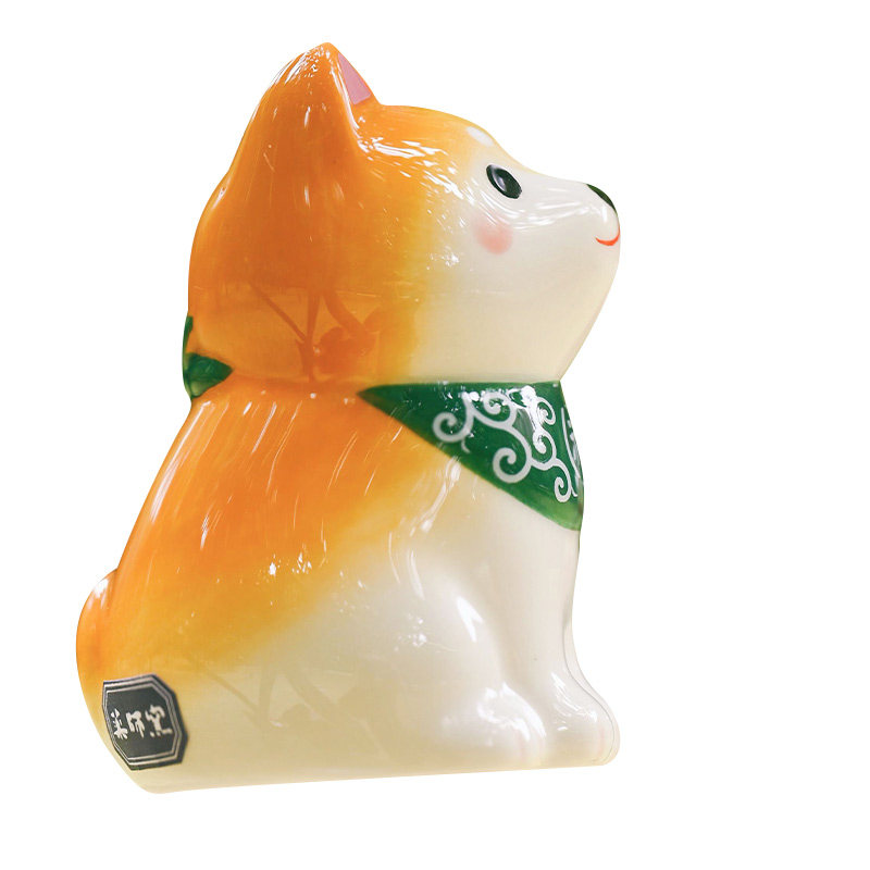 日本药师窑陶瓷柴犬风铃