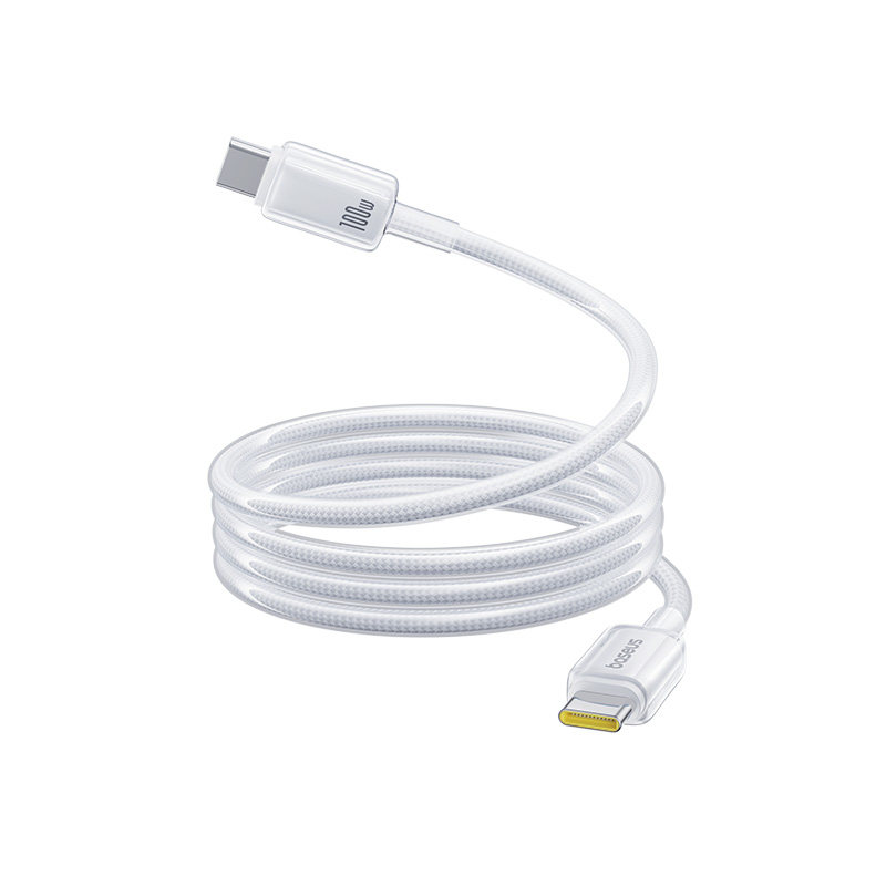 倍思磁吸数据线双typec适配苹果17promax充电线iPhone16pro手机15车载收缩收纳笔记本电脑100W快充线自动伸缩