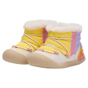 卡特兔学步鞋2025冬季新品宝宝棉鞋防滑耐磨加绒保暖儿童雪地靴