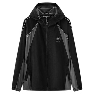 商场同款|森马夹克男春季运动风轻量便服2026新款户外微撞色外套
