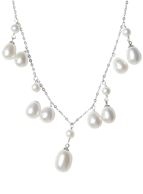 满天星珍珠项链多层2026新款爆款女轻奢小众颈链锁骨链秋冬高级感