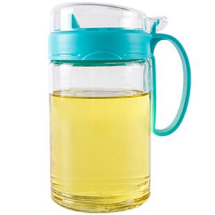 茶花小油壶玻璃油瓶家用厨房不挂油的玻璃壶酱油醋香油瓶醋壶油壸
