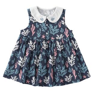 【凉感】女童裙子夏季薄款宝宝蓬蓬裙小女孩超仙公主裙儿童连衣裙