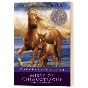 辛可提岛的迷雾 Misty of Chincoteague 英文原版小说 钦科蒂格岛的雾 纽伯瑞银奖 Marguerite Henry 进口原版儿童文学书籍