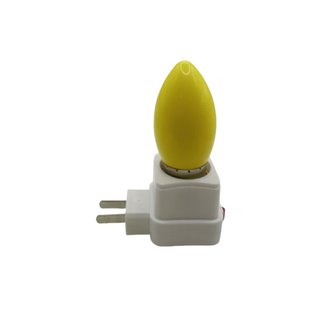 风水黄光招财灯泡床头插电黄色小夜灯玄关走廊卫生间长明灯非智能