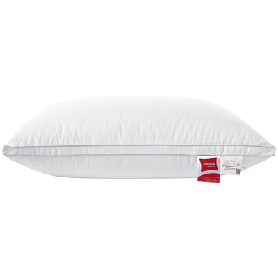 舒飘儿100%阻螨高弹枕头纯棉单人白胖子可水洗枕芯成人护颈助睡眠