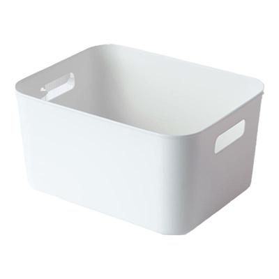 日式橱柜杂物收纳盒带提手整理盒