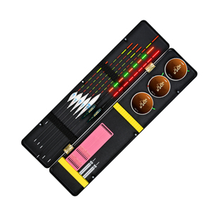 全套综合浮漂套装加粗醒目高灵敏浮漂咬钩变色日夜两用电子漂鱼漂