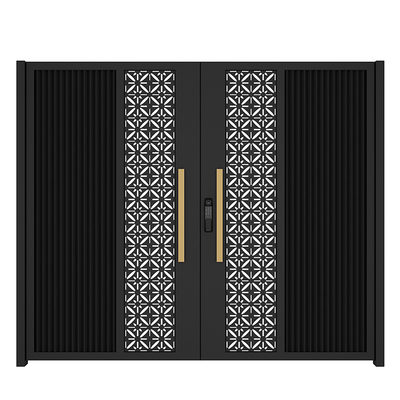 铝合金别墅庭院门不锈钢对开大门