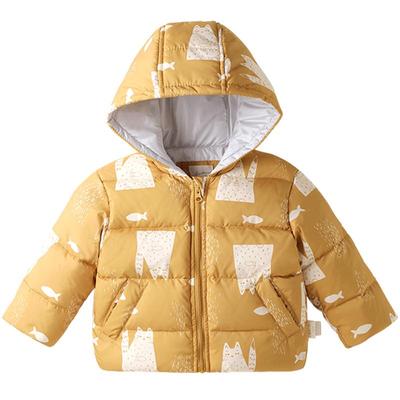 羽绒服外出爆款婴幼儿保暖连帽