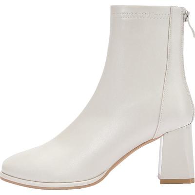 达芙妮高跟短靴女2026新款秋季