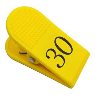 50个装号码牌数字夹子麻辣烫餐饮上菜叫号记号编号夹洗浴夹鞋票夹