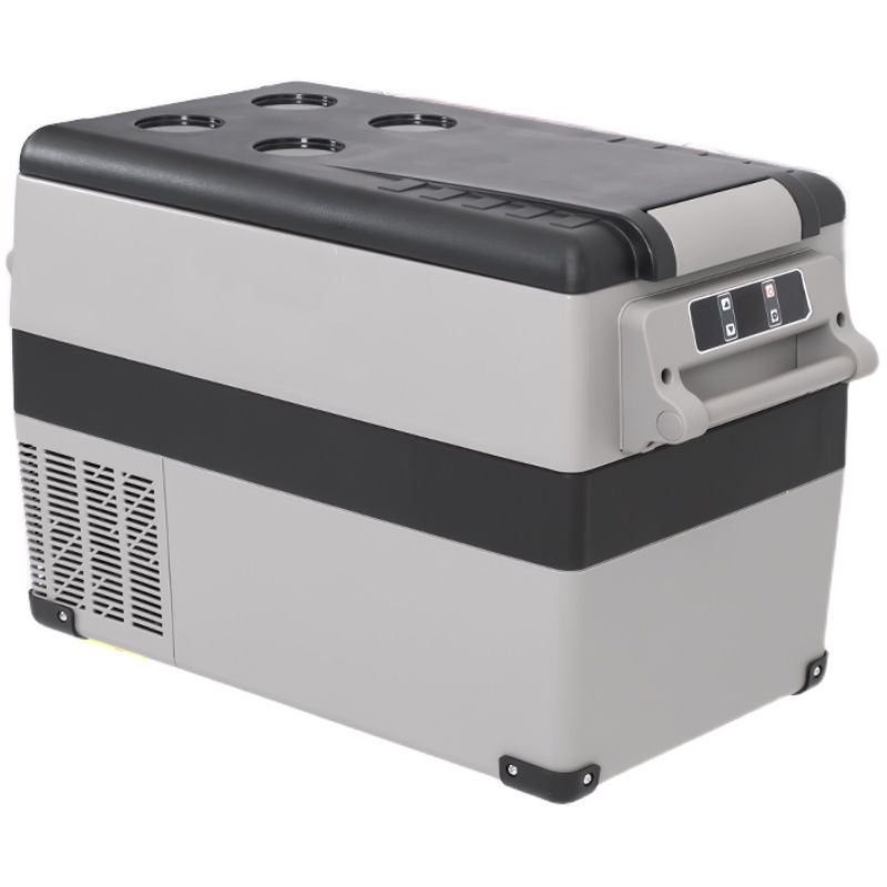 冰虎车载冰箱12v24v通用压缩机制冷车家两用冷冻冷藏分区货车冰箱